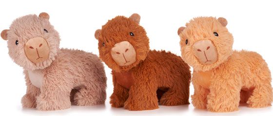 8'' / 22cm Standing Capybara Soft Toy...Assorted Picked At Random